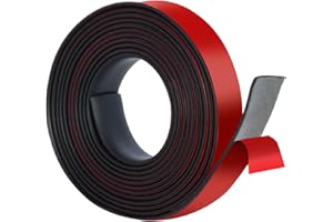 STORYSTORE Samoprzylepne paski gumowe 25 mm (szer.) x 3 mm (śr.) x 3 m (L) neoprenowa mata gumowa do uszczelek DIY, stół warsztatowy, ochrona wykładzin podłogowych, izolacja, osłona, ochrona przed wibracjami,