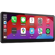 2025 Full Bonded Screen] CarpodGo T3 Pro Portable 60fps Wireless