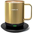 vsitoo S3pro Temperature Control Smart Mug 2 with Lid, Self-Heating Coffee Mug, 400 ml, 90 Minutes Battery Life, APP & Manual Controlled Heated Coffee Cup - Improved Design - Gifts