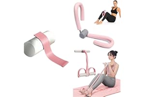 ROSSRORE Pilates Yoga Fitness Basic 3-Piece Kit, including Pedal Resistance Band with Pull Ropes, Exercise Bands for Legs and Buttocks, as well as Thigh, Hip, and Pelvis Trainer for Women