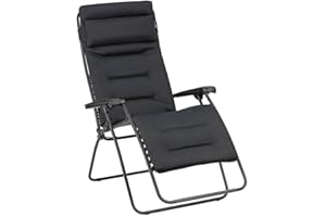Lafuma MOBILIER - Gepolsterter Relaxsessel Zero Gravity RSX Clip XL - Klappbarer Liegestuhl für Garten und Innenbereich - Strapazierfähiges AirComfort®-Gewebe - Mehrpositionenliege XL, Komfortabel