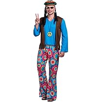 Retro 60s 70s - Hippie Kostuum - Voor Mannen
