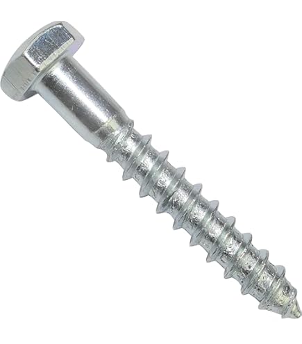 Confezione Da 100 Viti Esagonali In Acciaio Zincato DIN 571 M6 X