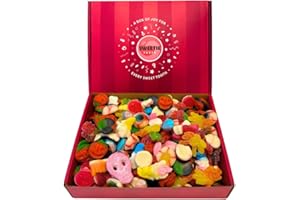 Sweetie Tooth Halloween Pick & Mix Sweet Box 1kg – Spooky Gift Box of Fizzy & Jelly Sweets – Trick or Treat Party Bag Filler – Halloween Candy Hamper for Kids & Adults