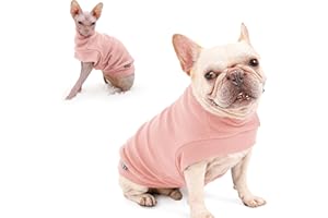 Oslueidy Suéter para Mascotas Jersey Suave para Perros,Felpa para Perros Chaleco Winter Doggie Kittens Ropa De Abrigo por Cachorro Chihuahua Osito de Peluche Gatos sin Pelo Bulldogs Pequeña Animal