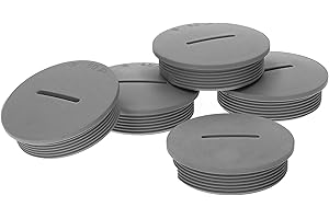 Kalitec G4525200 M25 - Tapón ciego (plástico, redondo, 32 mm de diámetro, M25, resistente al polvo y al agua, IP65, 5 unidades)