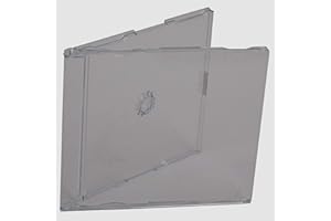 5 estuches transparentes de repuesto DragonTrading® con lomo de 6 mm para CD y maxi sencillo