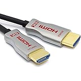 LYW 8K HDMI 2.1 Fibre Optic Cable 10M 48Gbps 8K 60Hz 4K 120Hz Dynamic HDR/eARC/HDCP 2.2 Slim Flexible Suitable for RTX 3080 3