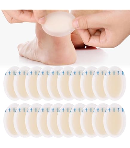 Blister Plasters For Feet 20Pcs Blister Plasters Hydrocolloid Plaster For Toe Feet Heel Finger Blister Prevention Heal Fast Blister Cushion Pads Gel - View #8