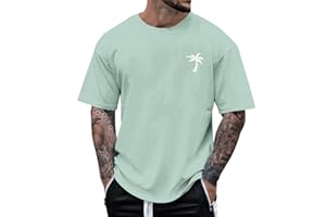 Sunnyuk Maglietta Uomo - Manica Corta Estiva Ampia Comoda Basic Elegante Trendy per Fitness - Design Moderno, Taglia Generosa, Materiale Breathable