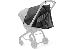 Doona 360° Sun and Insect Protection ONLY for DOONA X Baby Car Seat and Stroller - Mosquito Net & Sun Cover with UV Protection (UPF>50) - Insect Net Protection Cover - Breathable Fly/Bug Net