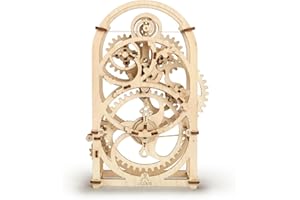 UGEARS Timer do 20 min mechaniczny zestaw puzzli 3D drewniany zestaw konstrukcyjny