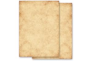 Papel de carta Antiguo & Historia HISTORY - 100 Hojas formato DIN A6 - Paper-Media