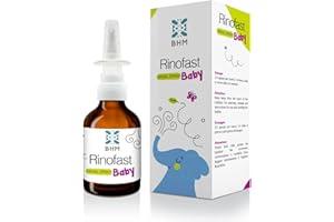 NORIZITE BHM Rinofast Nasal Spray Baby– New Nasal Hygiene Solution for Decongestant, Hayfever & Allergy Relief, Blocked Nose, Sinusitis, Support Long-Term Nasal Health, Scientifically Proven, 50ml