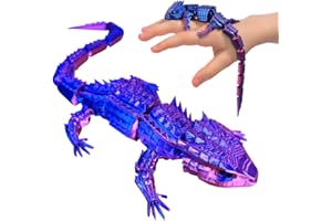 YRPACFB Large Reptile Colour Changing Fidget Toys, Colour-Changing Fidget Toy Set Lizard – Calming Gift Idea for Imagination, Play & Entertainment, Home Decor(30cm)