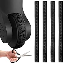 4 Copricerchi Per Bagagli In Silicone - Antiscivolo E Antirumore Nero - Foto 6