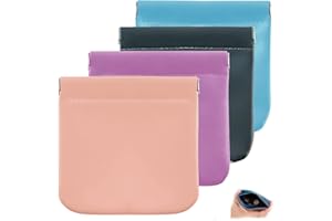 ACTIMED Bolsa de Cosméticos de Bolsillo Bolsa de Cosméticos Portátil Bolsa de Cosméticos Impermeable Salir, IR de Compras, Citas, Viajes, Mini Bolsa de Cosméticos, Rosa, de Moda(4 pcs)