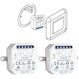 LoraTap Interruttore WiFi Alexa, Smart Timer Switch Funziona in Parallelo con Interruttore a Parete Originale, Compatibile co