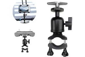 ZWLLKJGS RC2 - Supporto per manubrio di bicicletta per DJI Air 3/Mini 4 Pro, compatibile con DJI Mini 3 Pro/Air 2s/Mavic 3 Drone Bike in alluminio (non per RC pro/RC N1)