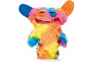 FUGGLER Spin Master Grin Grin in Pelliccia Arcobaleno da 22 cm - Animale di pezza