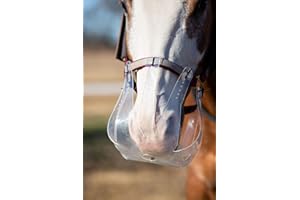 KM ELITE PRODUCTS LTD LEADING THE WAY KM Elite ThinLine Flexible Filly Grazing Muzzle - Soft Light & Durable Protect from Overeating (Small) 3.5cm + Hole