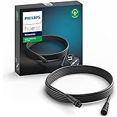 Philips Hue Outdoor Extension Cable 5M, Black, Plug & Play