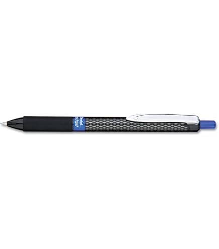 Pentel K497 Lapiceros De Gel Color Negro, 0.7mm - Paquete De 12