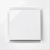 SIMON 10 CROSS SWITCH 230V WHITE | Indoor wall switch, easy installation. Includes frame, lid and mechanism.