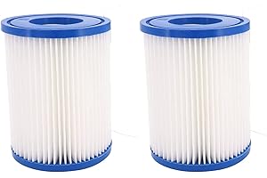 SUDS-ONLINE Size 2 Filter Cartridges Made to fit Bestway Swimming Pool 530/800 gal/hour filter Flowclear Pump