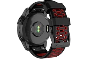 ISABAKE Pasek do Garmin Fenix 6X/Fenix 7X/Fenix 5X, 26 mm Silikonowy pasek Quickfit do Garmin Enduro 2, Epix Pro 51 mm