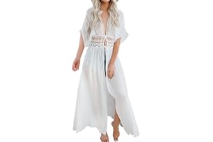 FANCYINN Vestido de Bikini Mujer Ropa de Baño Playa Traje de Baño Vestido de Bikini Camisolas y Pareos