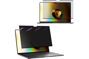 kwmobile Laptop Privacy Screen for Apple Macbook Air 13 M4 2025 A3240 - Magnetic Computer Privacy Screen Shield - Laptop Monitor Protector - Anti Glare Blue Light Blocking