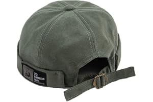 YAMEE Docker Hat Mujer Beanie Gorra Docker Hombre|Sombrero Docker para Hombre Gorra de Trabajo|Gorros portuarios Gorro Estibador Redondo Talla única(56-58cm)