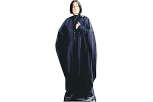 STAR CUTOUTS Ltd Altezza, SC642 Libri Ufficiali di Harry Potter Ritaglio in Cartone a grandezza Naturale di Severus Snape (Alan Rickman) Alto 183 cm, Tinta Unita, Colore, Regular