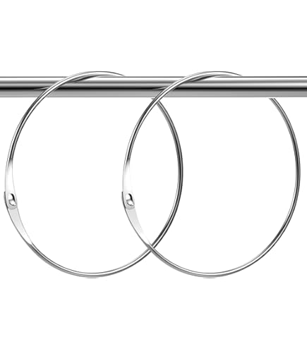 Ceeyoll 4Pièces Anneau Porte Clé, Accroche Porte Clé, Anneaux