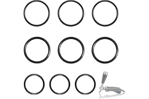 KALEXION Lot de 9 joints toriques pour Perfect Draft - 9 joints d'étanchéité compatibles avec Philips Perfect Draft HD3600, HD3610, HD3620, HD3720, joints d'étanchéité pour fûts Perfect Draft - Pièces de