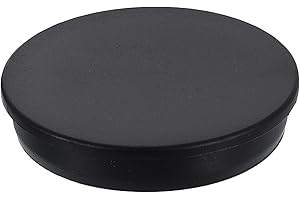 sourcing map Silicone Hole Plug, Waterproof Round Rubber Stoppers Bottle Seal Plugs Tube Pipe End Caps for 75mm/2.95" Hole for Bathtub Bottle, Black