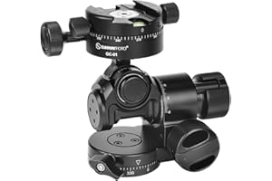 Sunwayfoto GH-PROII+ Geared Head 3D Independent Adjustment Comes with Geared Panning Clamp GC-01