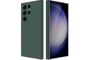 GiiYoon Silikon Skal Kompatibel med Samsung Galaxy S23 Ultra, Silky Soft Touch Skal med Hela Kroppen, Stötsäker Case med Mikr