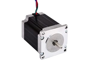 JoyNano Nema 23 Moteur pas à pas bipolaire 2.8A 1.89Nm Couple de serrage Corps biphasé 4 fils 1.8 Deg 76mm pour imprimante 3D ou machine CNC