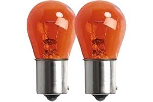 NETAGON 2 x 581 PY21W Car Bulbs – Indicator Bulbs 12V 21W BAU15S, Orange | PY21W Indicator Bulb for Turn Signal Car Lights, Bulbs & Indicators - TWIN PACK
