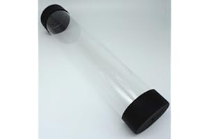 docsmagic.de Playmat Tube Big Transparent Clear - 7 x 36 cm - Poster Artwork Tapis de Jeu Rouleau de Transport Transparente