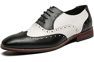 GENERIC11 Scarpe Eleganti per Uomo Scarpe Brogue Colorate Low Cut Indossabili Traspiranti Scarpe Stringate in Pelle Moda Scarpe Oxford con Punta a Punta per la Festa