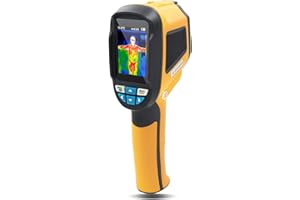 GOTOTOP Cámara termográfica, cámara termográfica infrarroja y cámara de visión, imágenes térmicas con resolución IR de 1024 píxeles y rango de temperatura de -20 a 300 °C, frecuencia de actualización