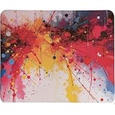 Baskılı Desenli Renkli Tip Kaymaz Taban Optik Bilgisayar Notebook Mouse Pad Maus Pad (Karmaşa)