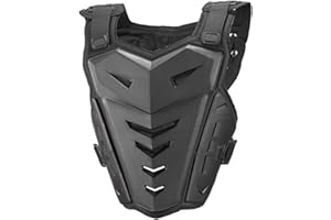 luckything Motorrad Schutzjacke, Motorrad Rüstung Weste Motorrad Weste Brustpanzer Motocross Rückenprotektoren Schutzweste Roller MTB Enduro Für Reiten Skating Roller Skifahren Snowboard