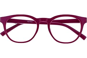 Opulize Blu Retro Bloqueo Luz Azul Gafas De Lectura Computadora Anti Reflejante Fatiga Visual Hombres Mujeres B5