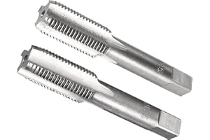 CoCud Mano Roscado Machos, M20 x 1.5 Rosca, Métrica Aleación Herramienta Acero Tornillo Roscado Cónico Fondo Macho - (Aplicaciones: para Máquina Rosca Reparación), 1 Par