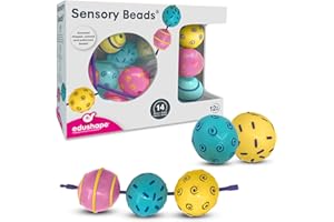 BSM Edushape - Ed 997313 - Jeu Premier Age Motricité Fine - Balles À Enfiler