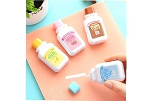 Froiny 2pcs Kawaii Lait Ruban Correcteur Matériel De Bureau Fournitures De Bureau École Cadeau Parfait pour Les Étudiants 6 M